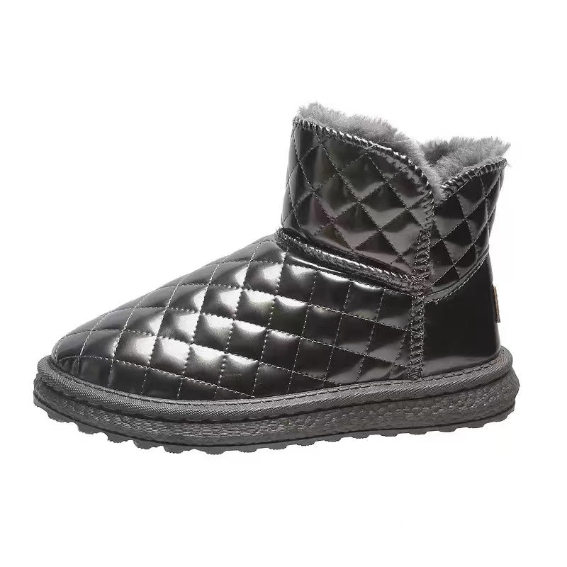Women's Warm Snow Boots Thick Bottom Soft Comfortable Short Boots
