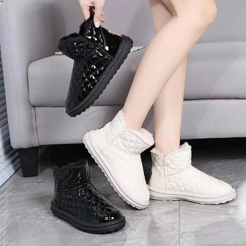 Women's Warm Snow Boots Thick Bottom Soft Comfortable Short Boots