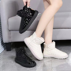 Women's Warm Snow Boots Thick Bottom Soft Comfortable Short Boots