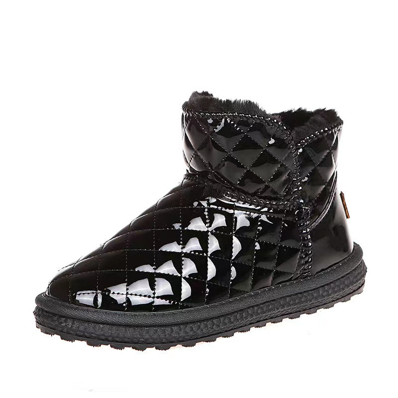 Women's Warm Snow Boots Thick Bottom Soft Comfortable Short Boots