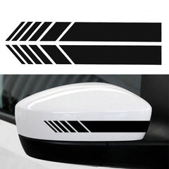 2pcs Car Rear View Mirror Personalized Decals Stickers