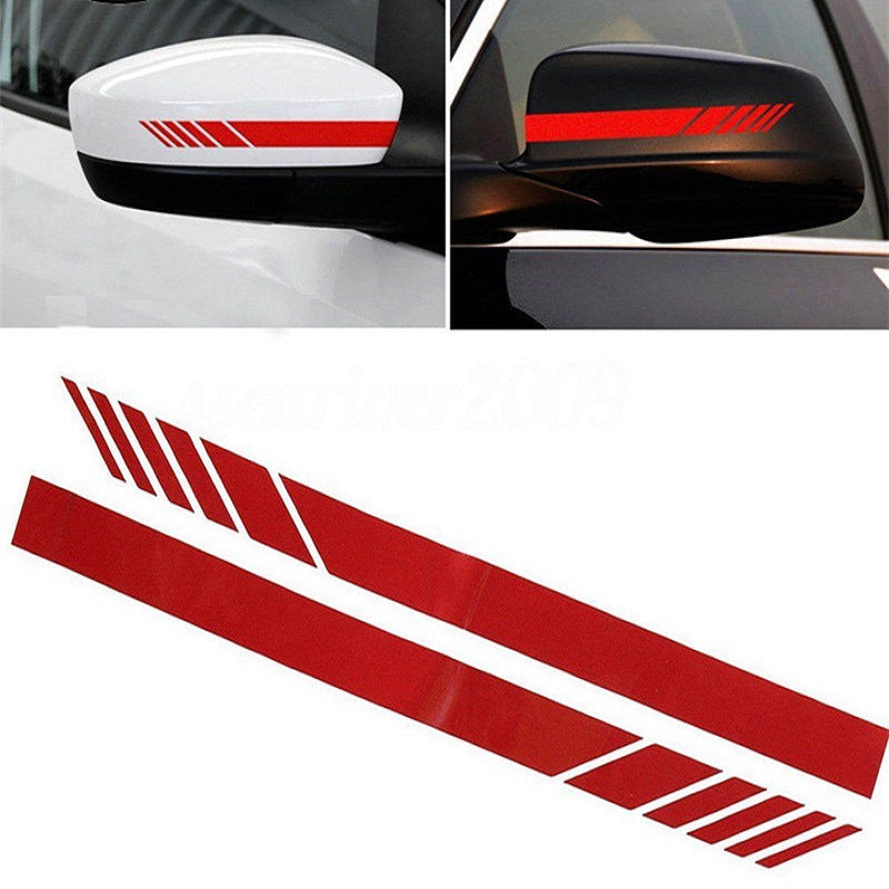 2pcs Car Rear View Mirror Personalized Decals Stickers