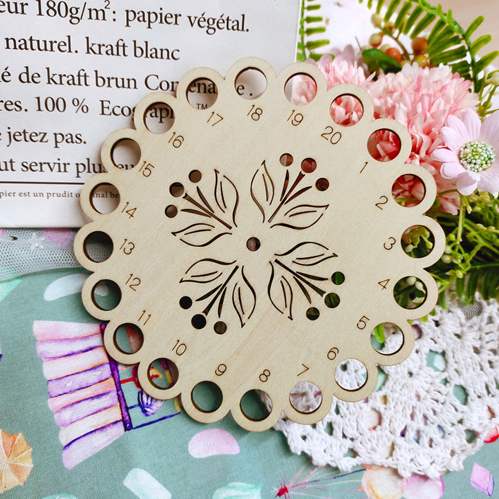 Wood Embroidery Floss Organizer Cross Stitch Thread Holder Storage