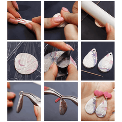 24 Pcs Polymer Clay Cutters for DIY Jewelry Making