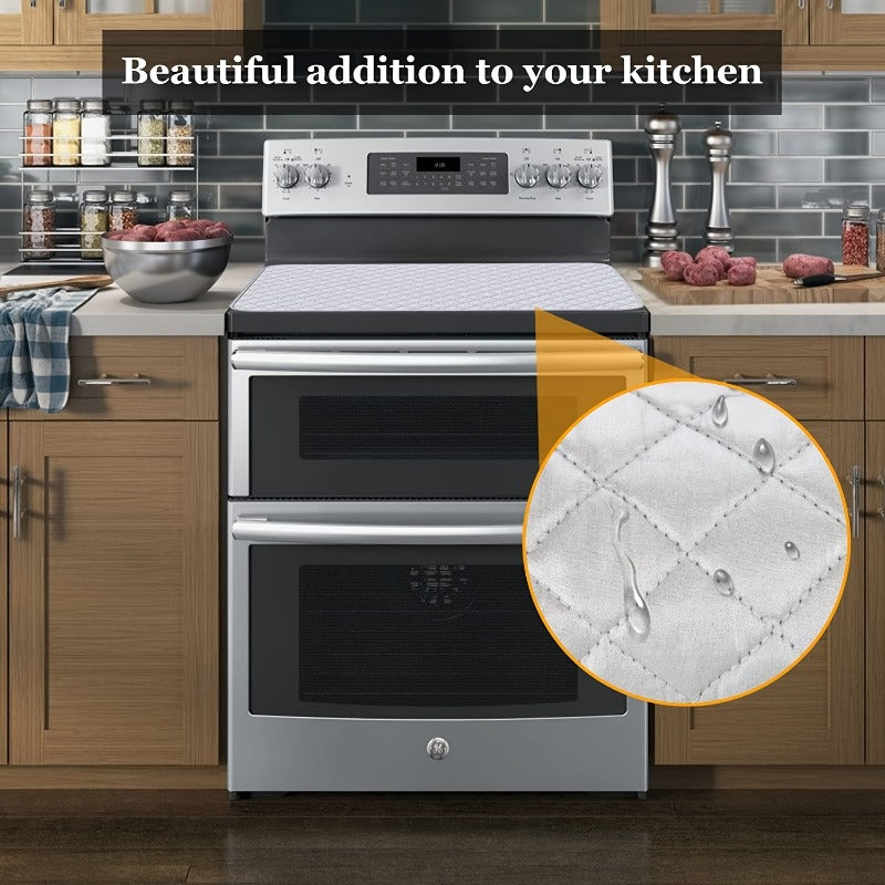 Quilted Stove Top Cover Glass Cooktop Protector