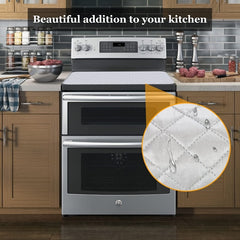 Quilted Stove Top Cover Glass Cooktop Protector