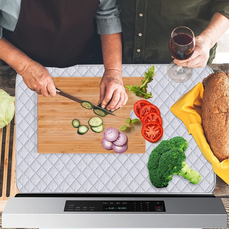 Quilted Stove Top Cover Glass Cooktop Protector