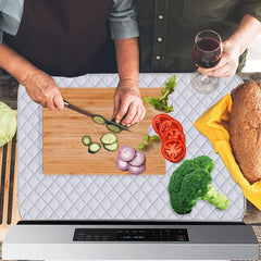 Quilted Stove Top Cover Glass Cooktop Protector