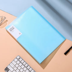 A4 Data Book Transparent Folder Pp Student Awards Test Organizer