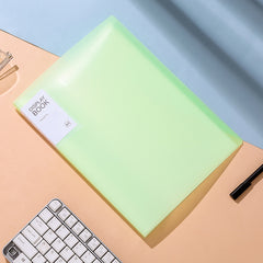 A4 Data Book Transparent Folder Pp Student Awards Test Organizer