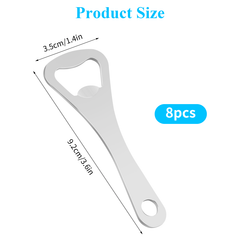 8pcs Palm Tree Shape Metal Bottle Opener - Bar or Household Tool