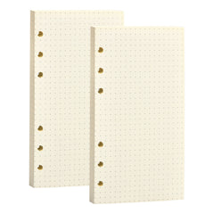 A6 Dot Paper Refill Sheets for 6 Ring Binder