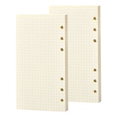 A6 Dot Paper Refill Sheets for 6 Ring Binder