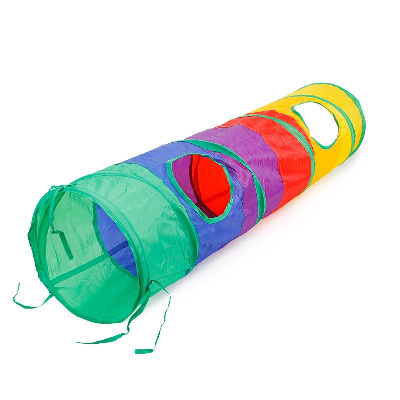 Cat Tunnel Dog Training Tunnel Foldable Storage Tunnel Pet Toys