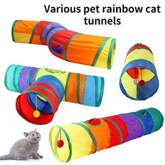 Cat Tunnel Dog Training Tunnel Foldable Storage Tunnel Pet Toys