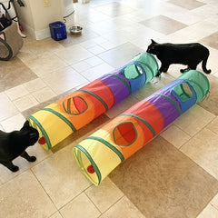 Cat Tunnel Dog Training Tunnel Foldable Storage Tunnel Pet Toys