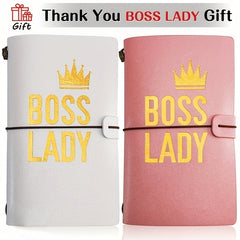 Pink Leather Journal Refillable for Women