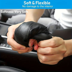 Car Seat Gap Filler Soft Padding Faux Leather Leak Pads Plug Spacer