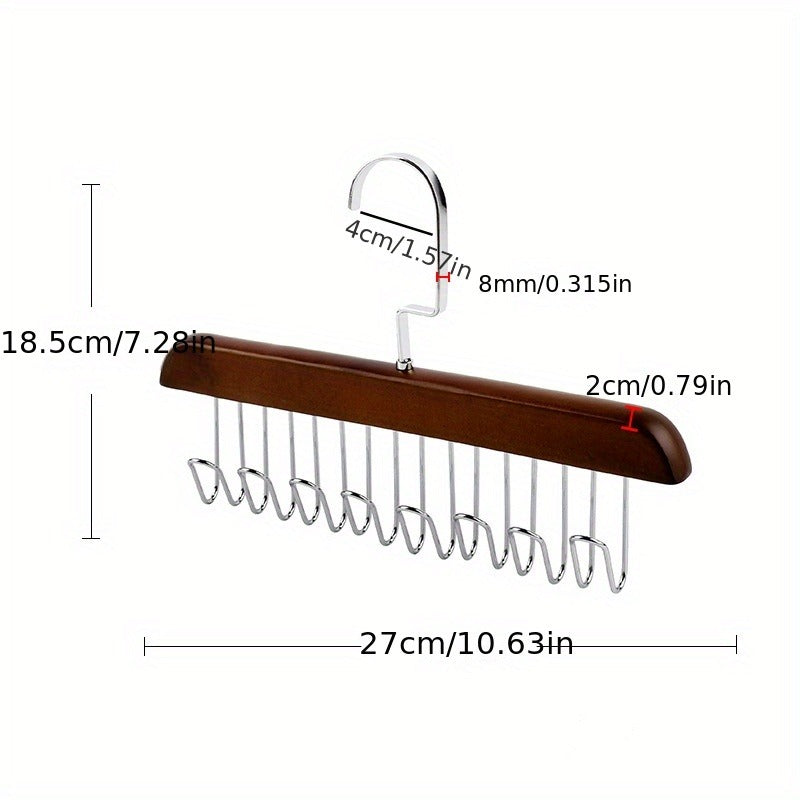Wooden Clothes Hanger Underwear Storage Clothes Hook