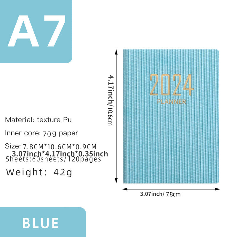 A7 Mini 365 Days Daily Weekly Planner Notepad