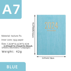 A7 Mini 365 Days Daily Weekly Planner Notepad