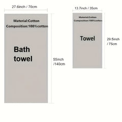 Constellation Embroidery Hand Towel Soft Cotton Face Towel for Home