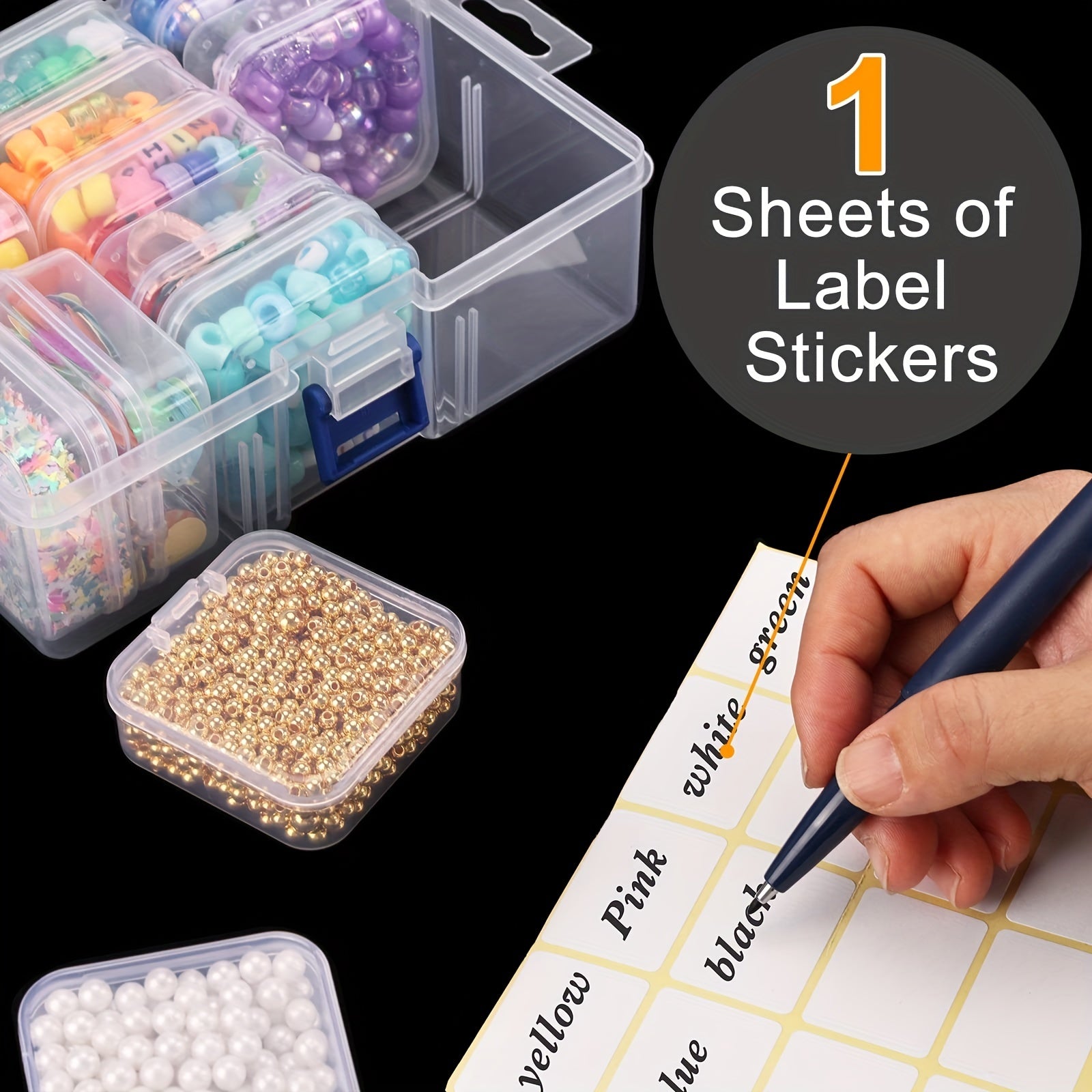Beaded Storage Box DIY Diamond Painting Rhinestone Craft Accessories Storage