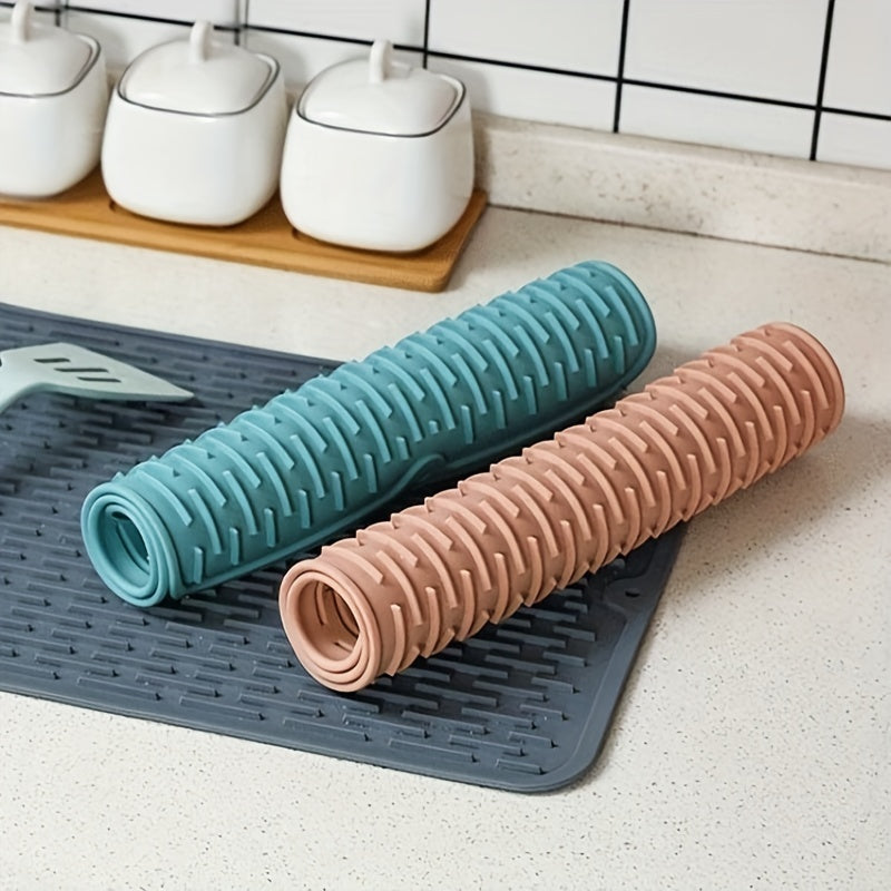 Silicone Dish Drying Mat Eco-Friendly Heat Resistant for Kitchen Counter