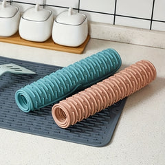 Silicone Dish Drying Mat Eco-Friendly Heat Resistant for Kitchen Counter