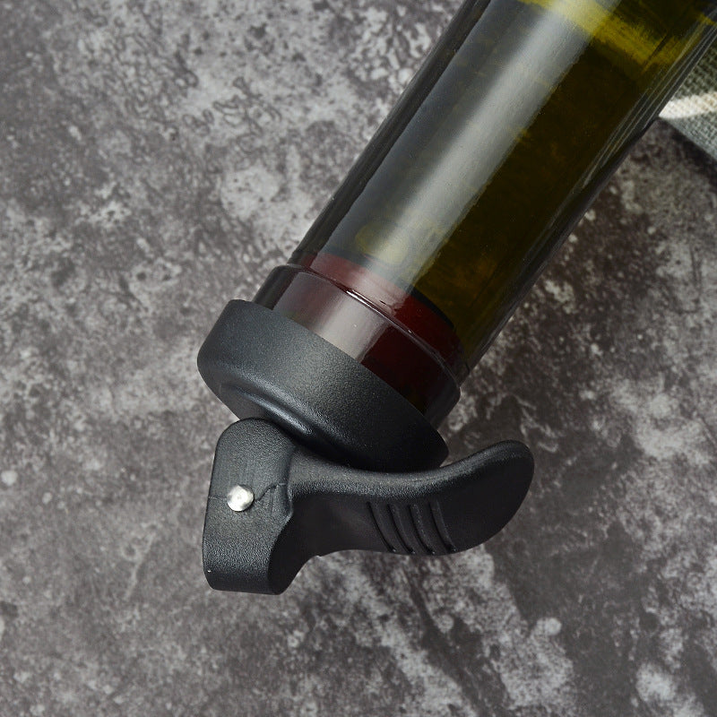 2pcs Plastic Wine Stopper Bottle Corks Fresh Red Wine Metal Corks