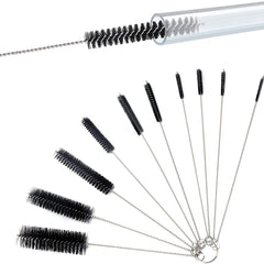 10pcs Tube Cleaning Brushes Wire Bottle Brush For Lab Tube Auto Parts