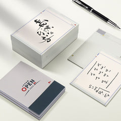 10pcs Detachable Paper Brick Non-adhesive Pad Student Notepad