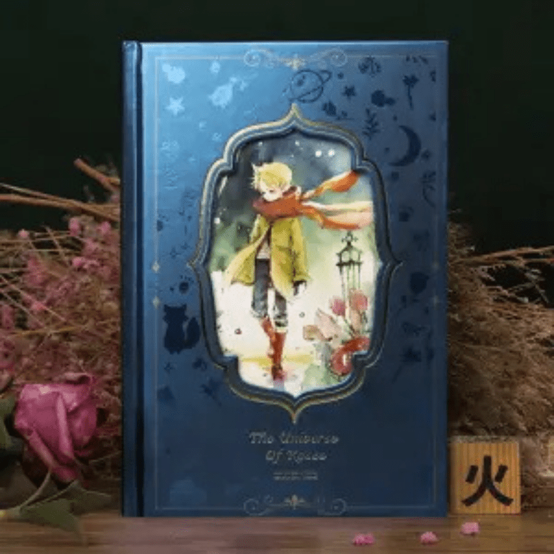128pcs Prince Colorful Page Diary Book Notebook Retro Stationery