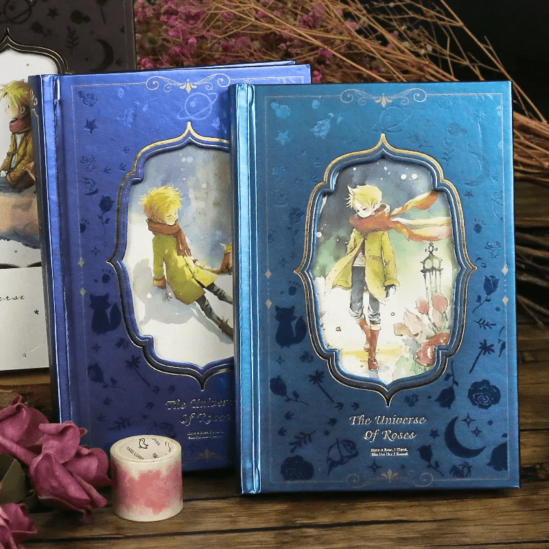 128pcs Prince Colorful Page Diary Book Notebook Retro Stationery