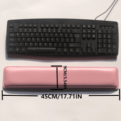 Leather Keyboard Wrist Rest 104 108 Fatigue Relief Palm Tray Support