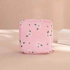 Girls Portable Cosmetic Lipstick Bag Makeup Bag Sanitary Pad Storage Bag