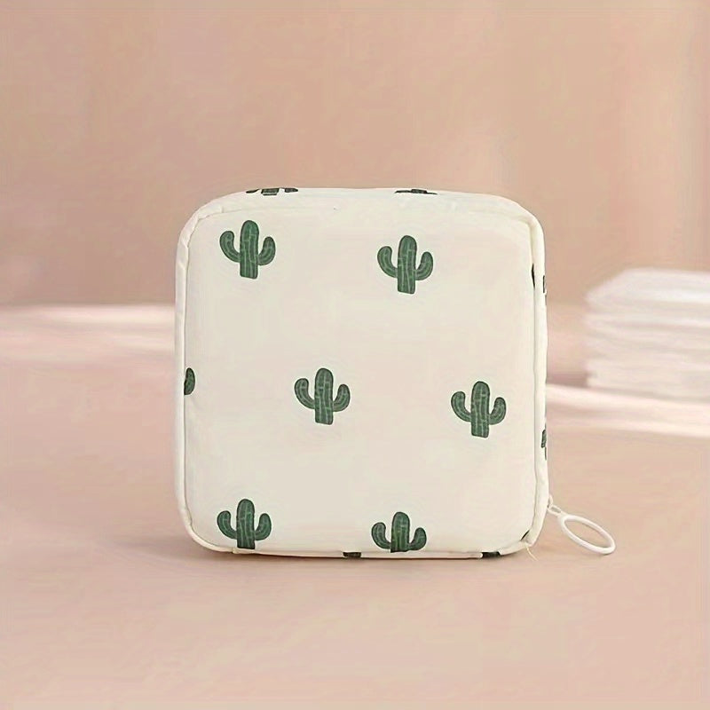 Girls Portable Cosmetic Lipstick Bag Makeup Bag Sanitary Pad Storage Bag
