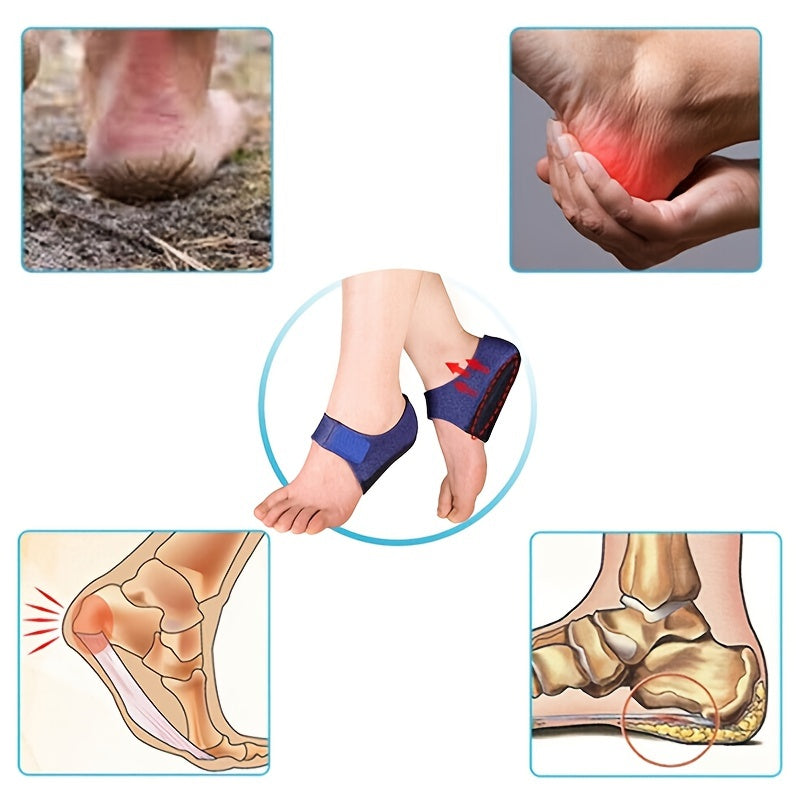 Heel Brace Gel Pads for Comfort & Support - Cushion Sleeves