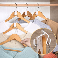 20pcs Heavy Duty Cascading Hanger Extension Hooks with Plastic Hanger Connectors