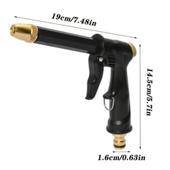 Portable High Pressure Water Hose Nozzle Spray for Garden, Car Washing