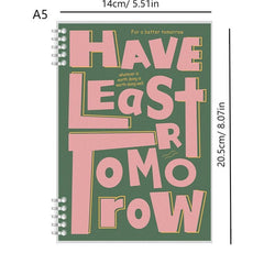 American Style Retro Loose Leaf Notebook Detachable Thickened Grid Notebook