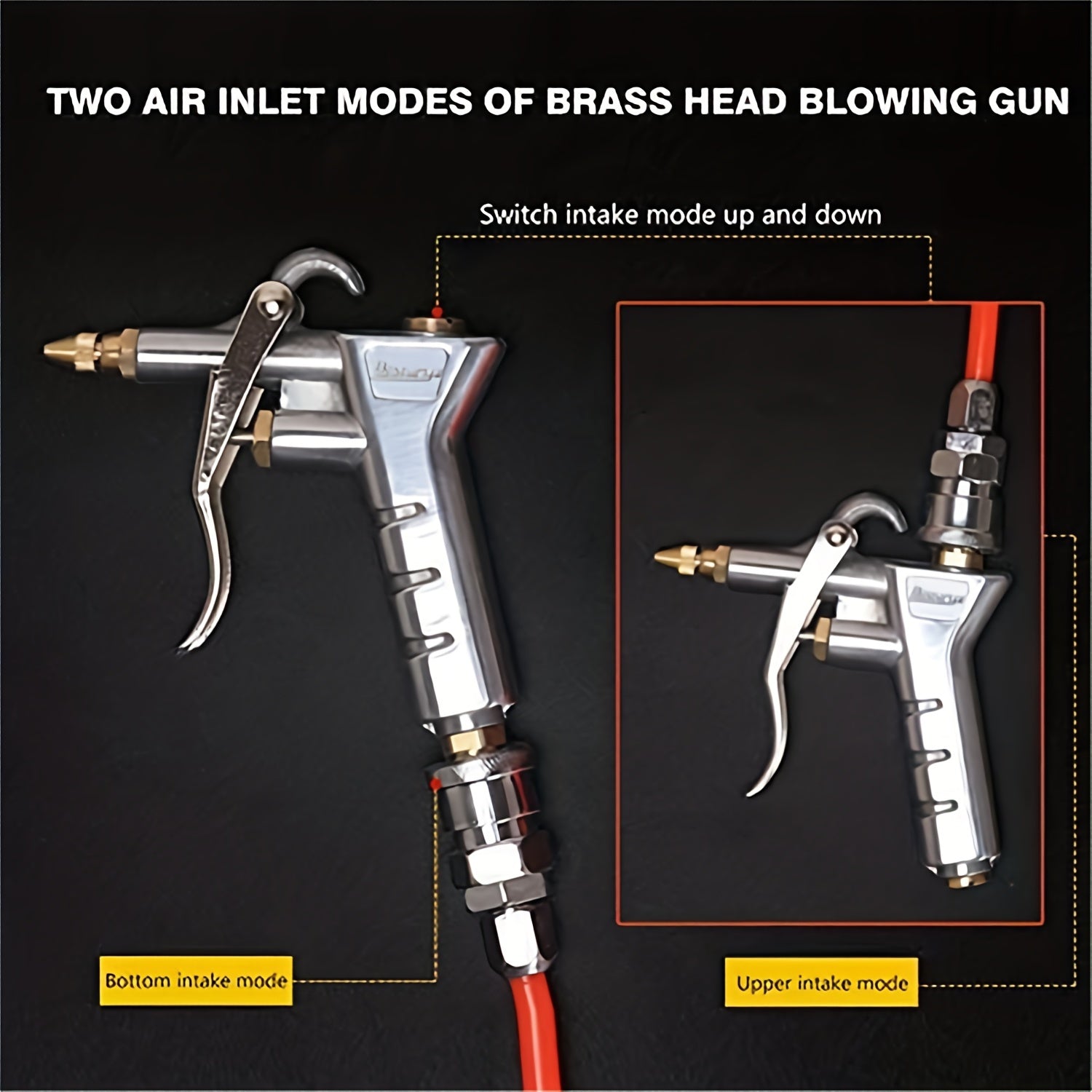 Air Compressor Dust Collector Blowing Gun with Extended Nozzle
