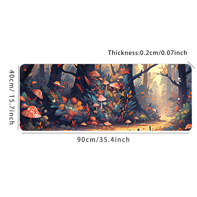 Mushroom Gaming Mouse Pad - Perfect Computer Setup Gift