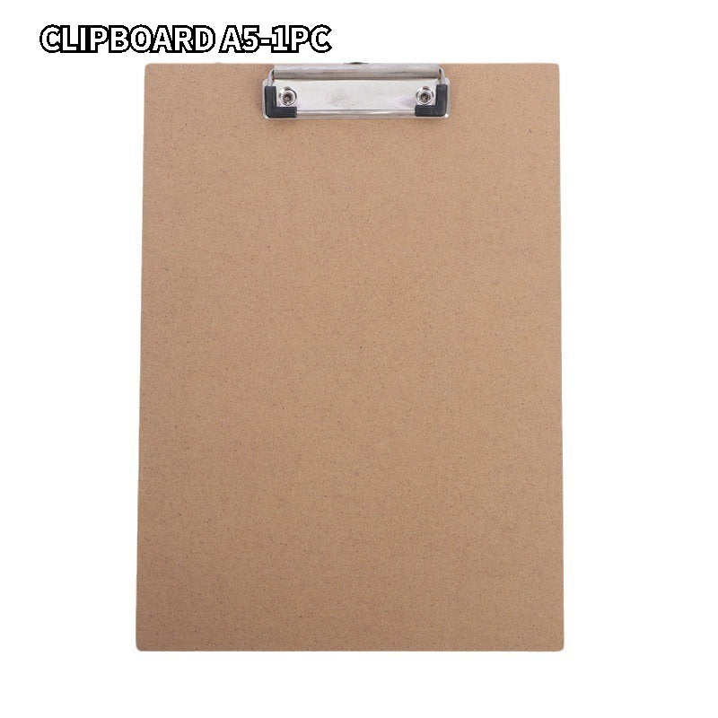 A5 Basics Hardboard Office Clipboards A5 Strong Paper Clips