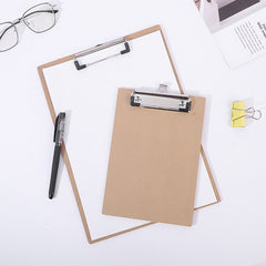 4pcs A5 Office Clipboards Strong Paper Clips Basics Hardboard Durable