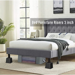 Adjustable Bed Riser & Furniture Riser Stackable Set of 8
