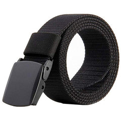 Men's Military Style Nylon Belt With Automatic Buckle for Outdoor