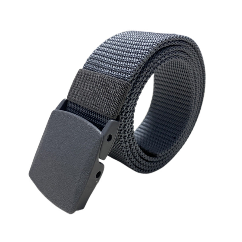 Men's Military Style Nylon Belt With Automatic Buckle for Outdoor