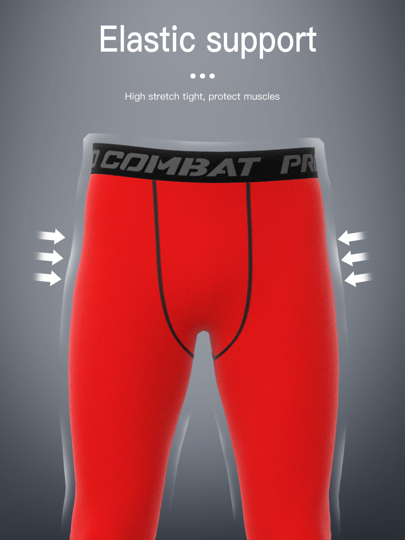 Men's Quick Sports Leggings High Stretch Compression Pants
