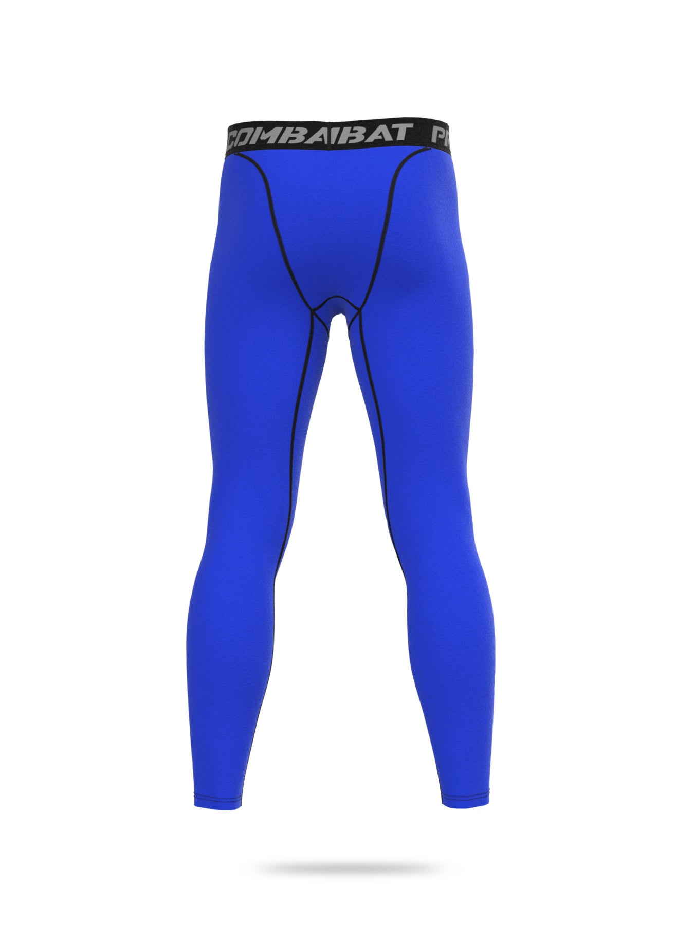 Men's Solid Sports Leggings High Stretch Compression Pants